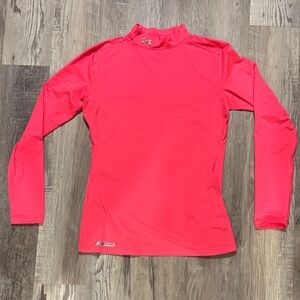 Under Armour Women's Bright Pink cold gear shirt